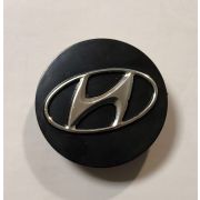колпачок литого диска Hyundai D55, черный+хром