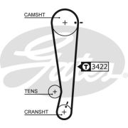 ремень ГРМ 5511XS G4HD 1.1l  picanto i20 getz