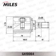 шарнир ШРУС внутр GA10064  Ceed 06-12   22x25