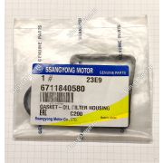 прокладка корпуса масляного фильтра 6711840580 actyon 10- дизель D20