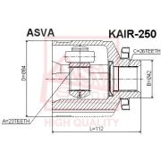 шарнир ШРУС внутр KAIR250 23x26 4wd прав tucson JM